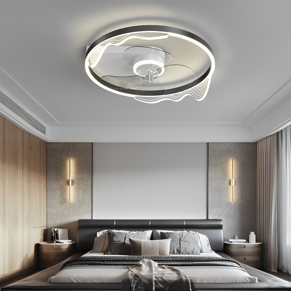 WINDSOR WHISPER MODERN CEILING FAN LAMP