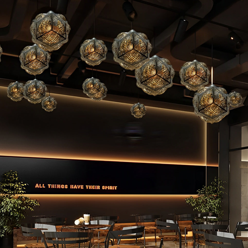 WINTHORPE SCULPTURAL METAL PENDANT LIGHT