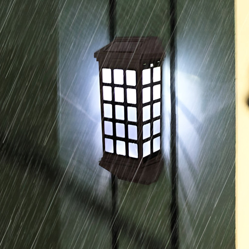 WHITBY SOLAR-PANELLED ILLUMINATED WALL SCONCE