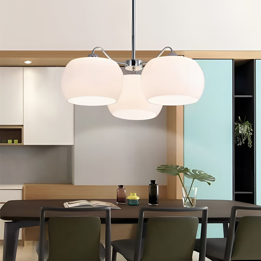WINDSOR GLASS TRIO HANGING CHANDELIER
