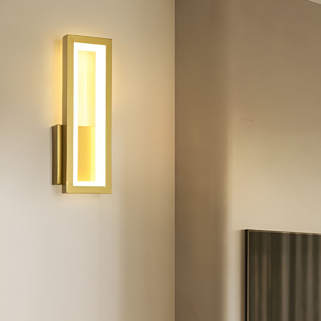 WINTHROP RECTANGULAR LED WALL SCONCE, MODERN ILLUMINATION FIXTURE