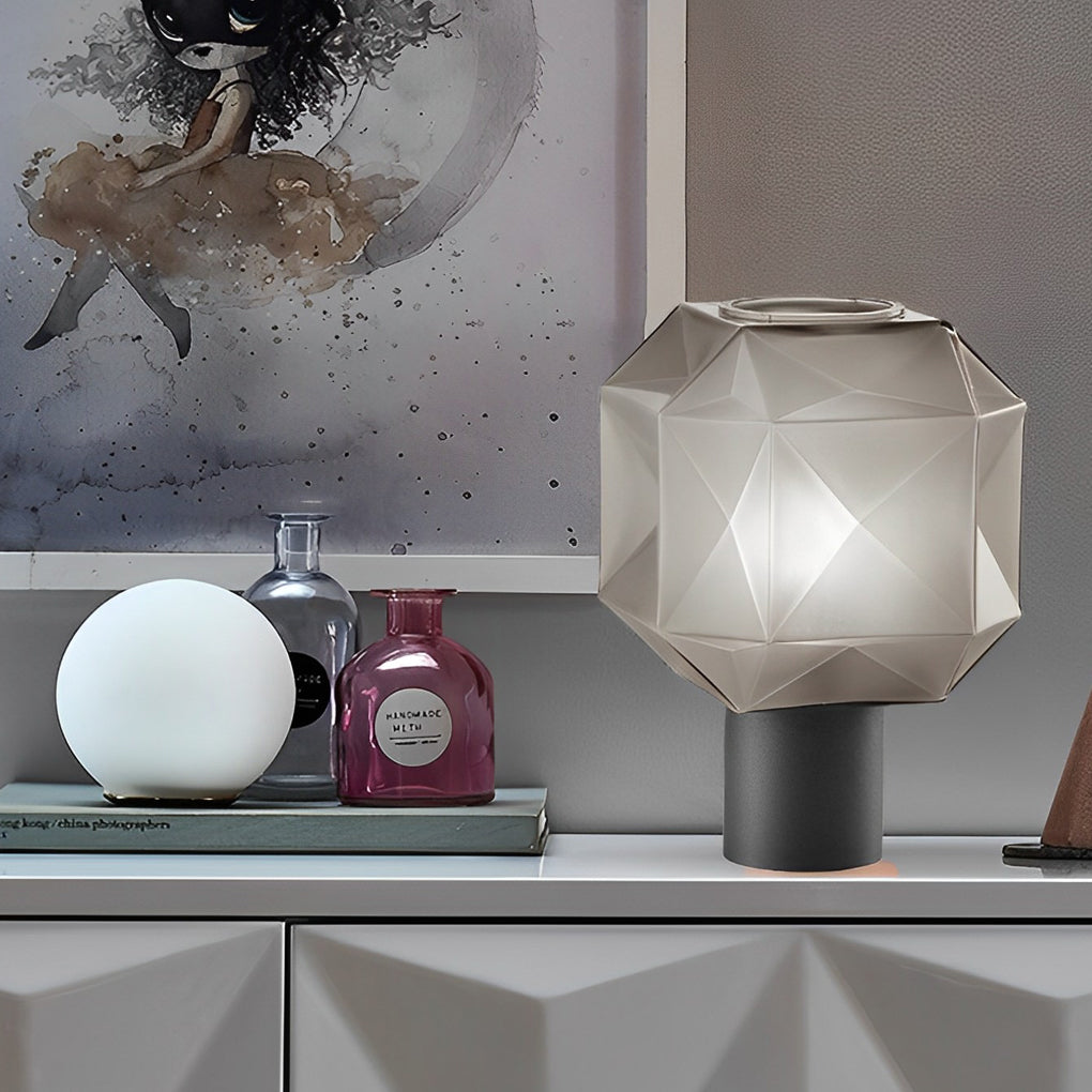 WINDSOR SMOKE ORB TABLE LANTERN