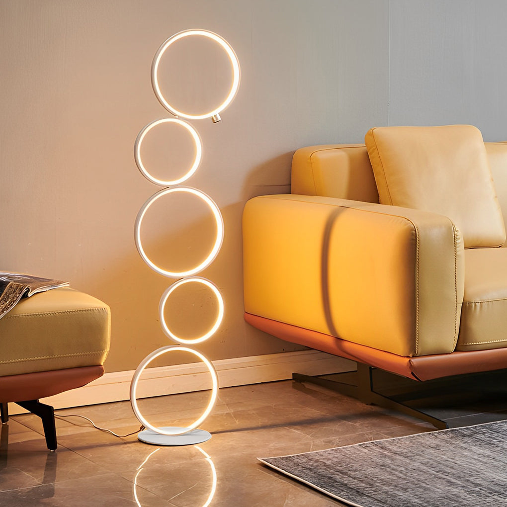 CHISWICK RADIANCE STACKED ORB FLOOR LANTERN