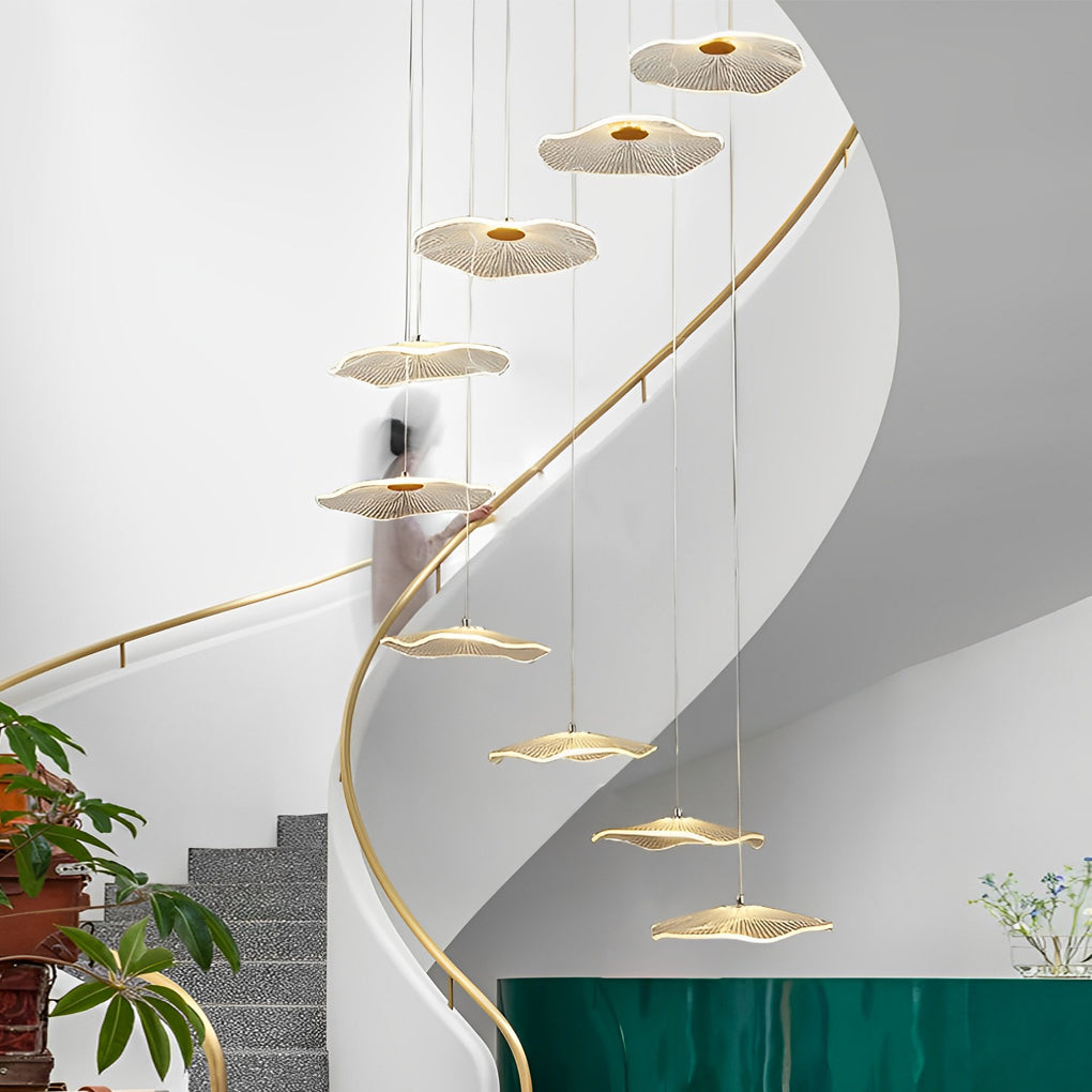 WINDSOR ACRYLIC LOTUS LED STAIRCASE LUMINAIRE