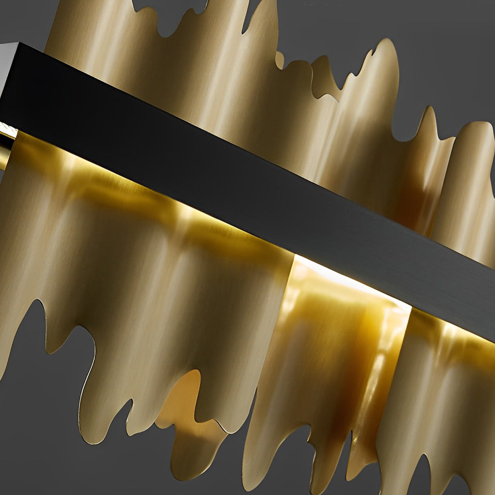 WINTERDALE MOUNTAIN RANGE LED CHANDELIER WITH CONTINUOUS DIMMING
