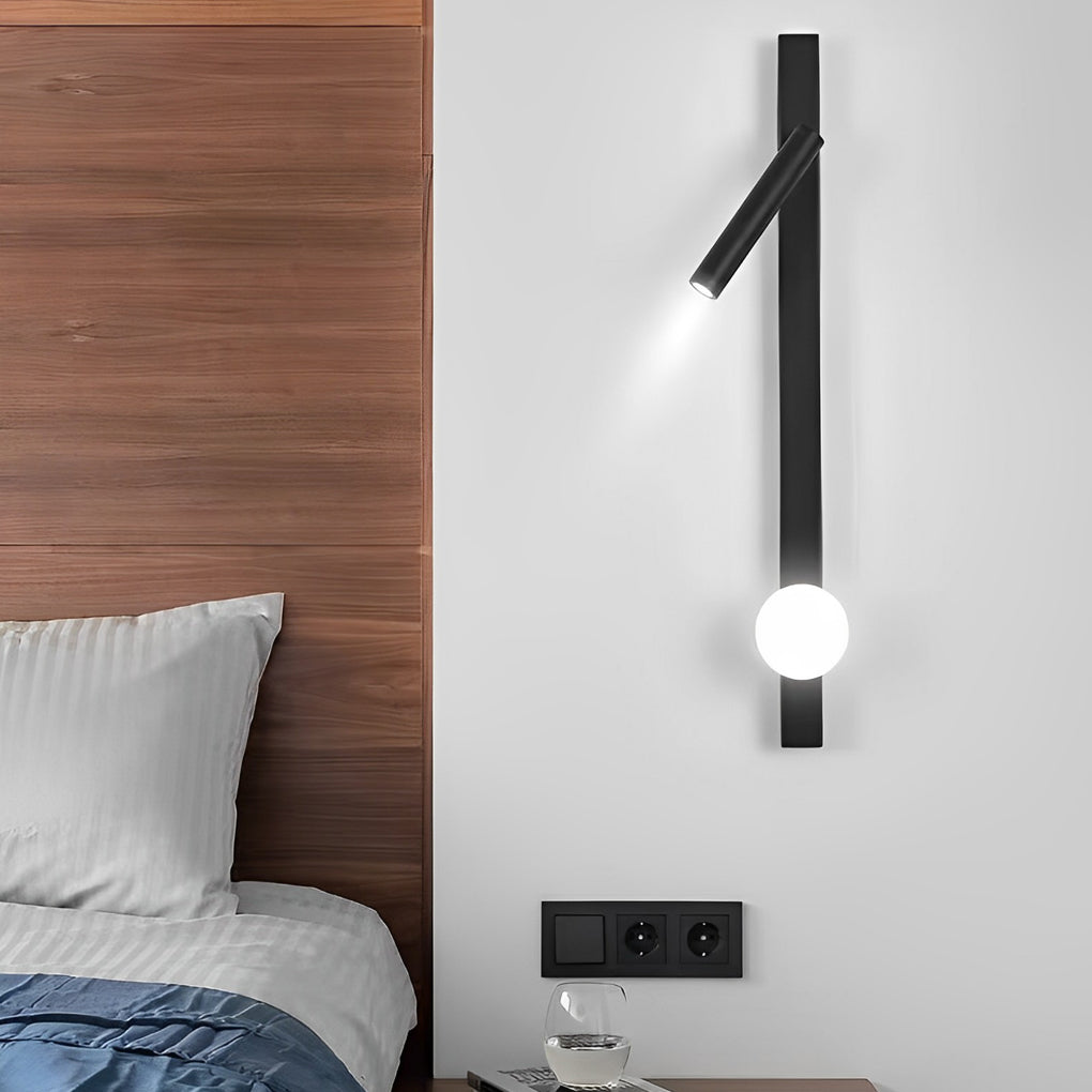 WINTHORPE MODERN METAL BLACK WALL LIGHTING