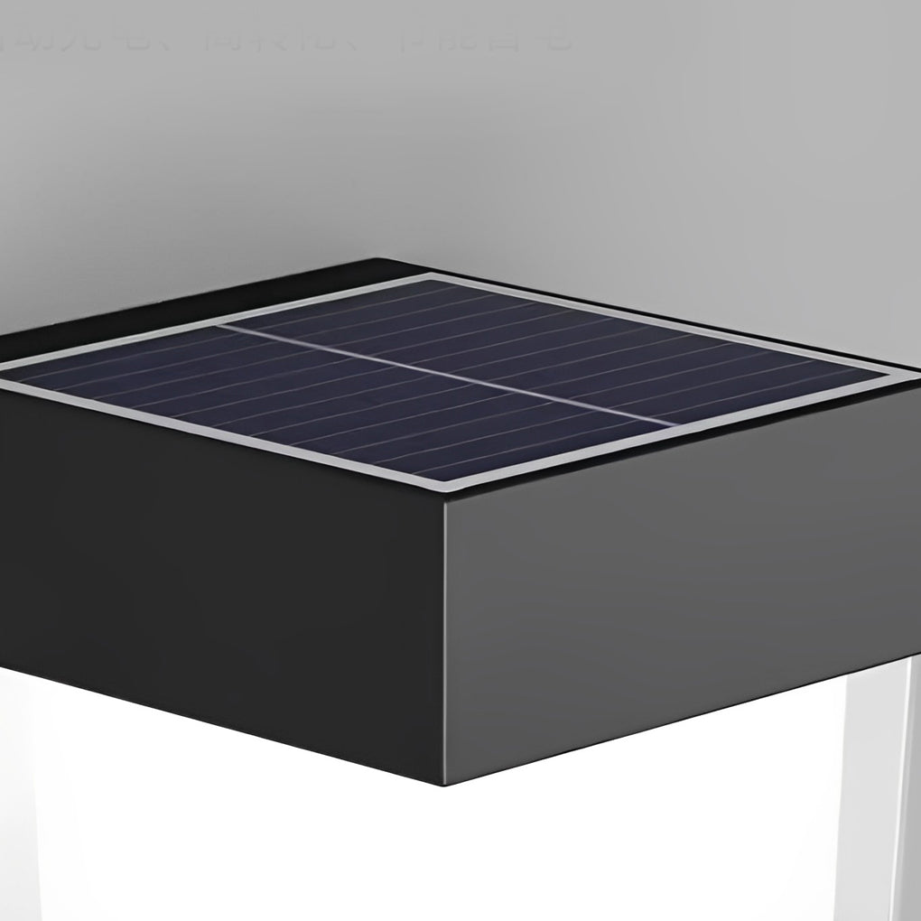 RAVENHALL SOLAR-POWERED RECTANGULAR OUTDOOR LIGHTING