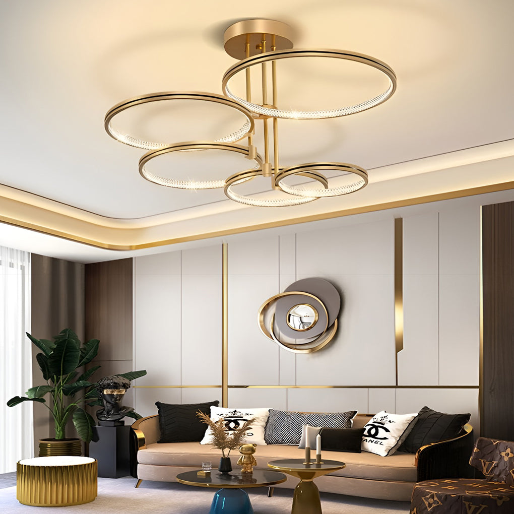 WINTERBOURNE TRIO METAL CEILING CHANDELIER