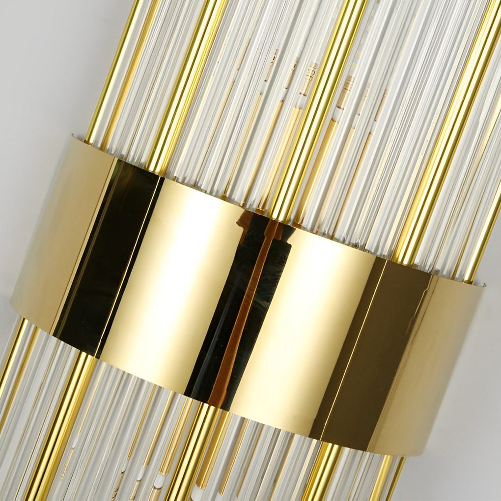 CHARLESTON CRYSTAL TRI-LEVEL DIMMABLE WALL SCONCE