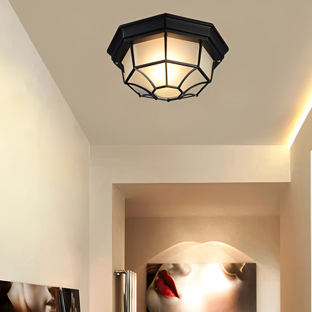 WINTERBOURNE OUTDOOR ALUMINUM LED CEILING LANTERN