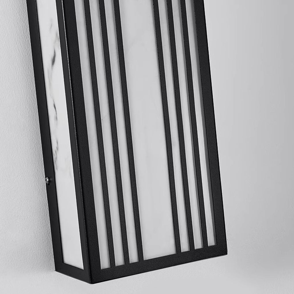 BLACKTHORN RECTANGULAR RESIN OUTDOOR LED WALL LANTERN