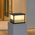WINDSOR SQUARE SOLAR FENCE LANTERNS WITH TRIPLE DIMMING FEATURE