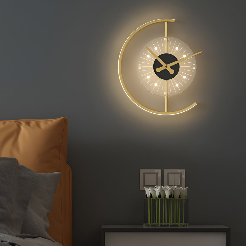 WINTHORPE MUTE CLOCK LED NORDIC WALL SCONCE
