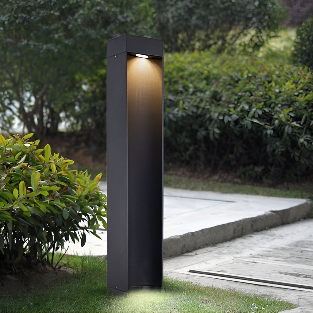 RAVENHURST 5W BLACK OUTDOOR GARDEN LANTERN WITH OPEN FRONT DESIGN AND ENERGY-SAVING TECHNOLOGY