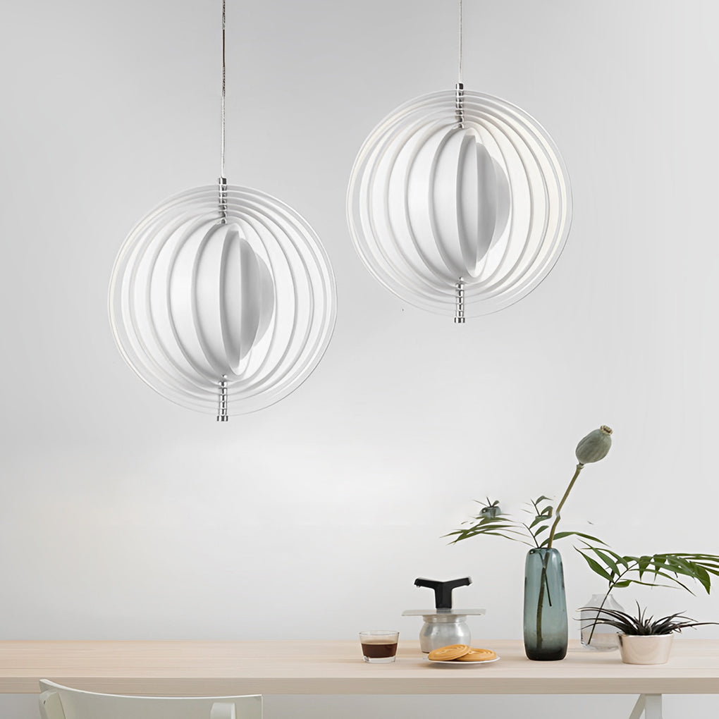 WINTHROP SPIRAL METAL PENDANT LIGHT