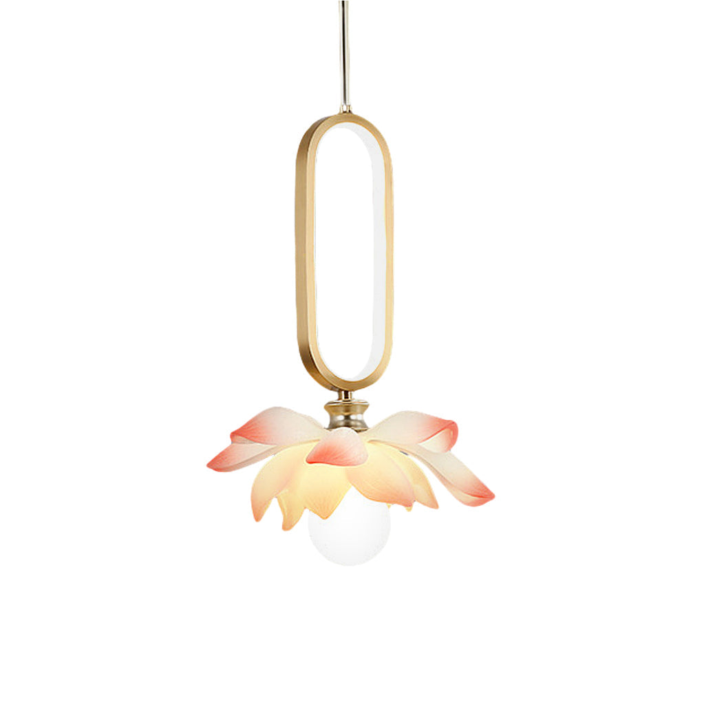 FLORENCE COPPER GLOW OVAL PENDANT LIGHT