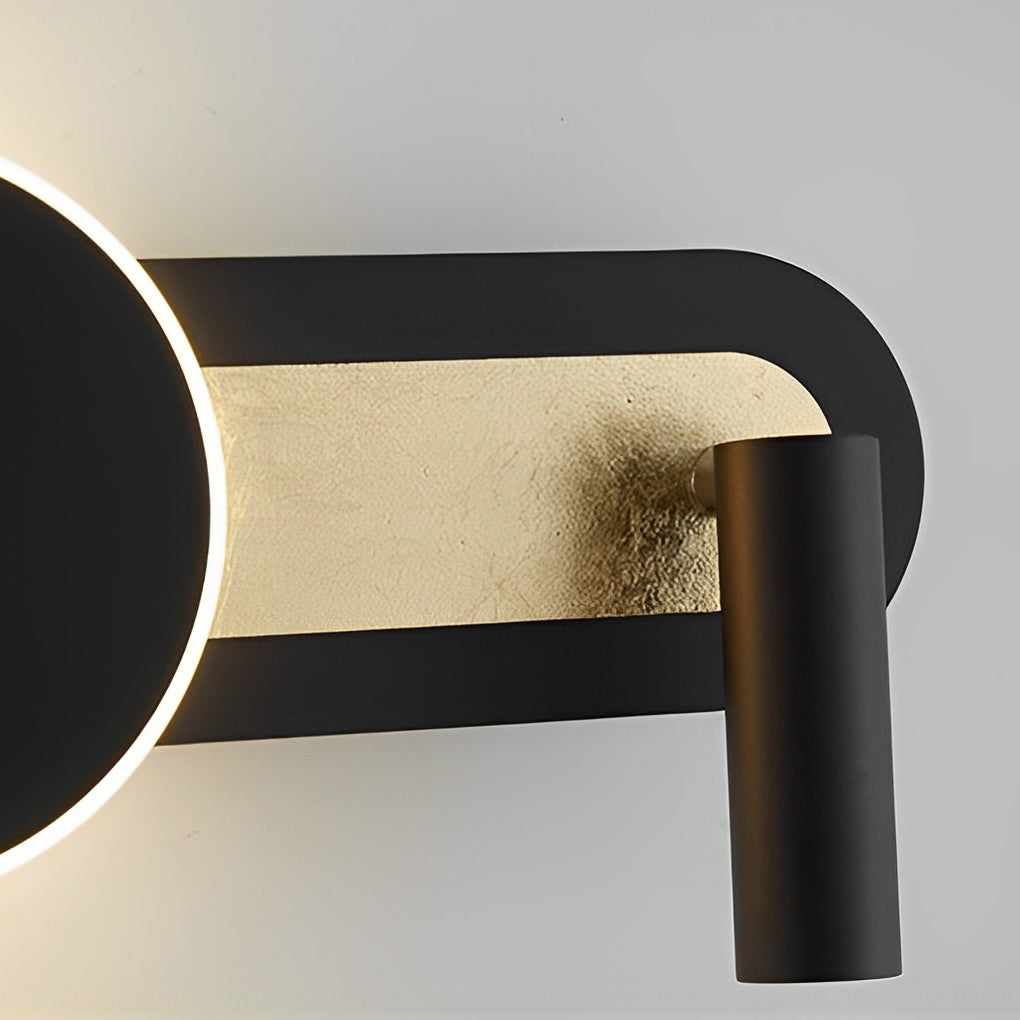 BRAMBLETON ROUND LED WALL SPOTLIGHT WITH DIMMER SWITCH