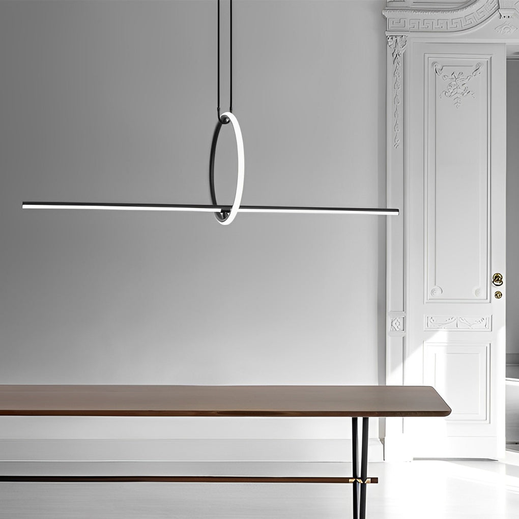 WINTHROP SLIM LINEAR LED CHANDELIER WITH DIMMABLE SETTINGS