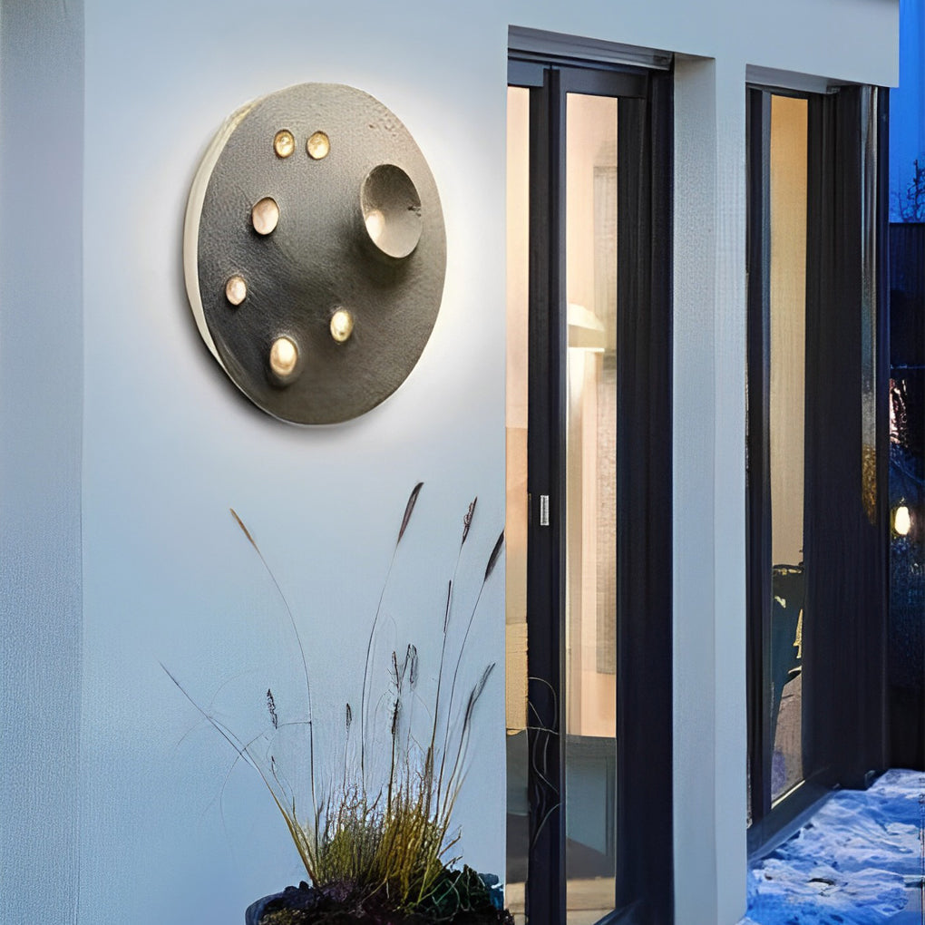 ASTRALINA CEMENTAL MOONLIGHT OUTDOOR WALL SCONCE