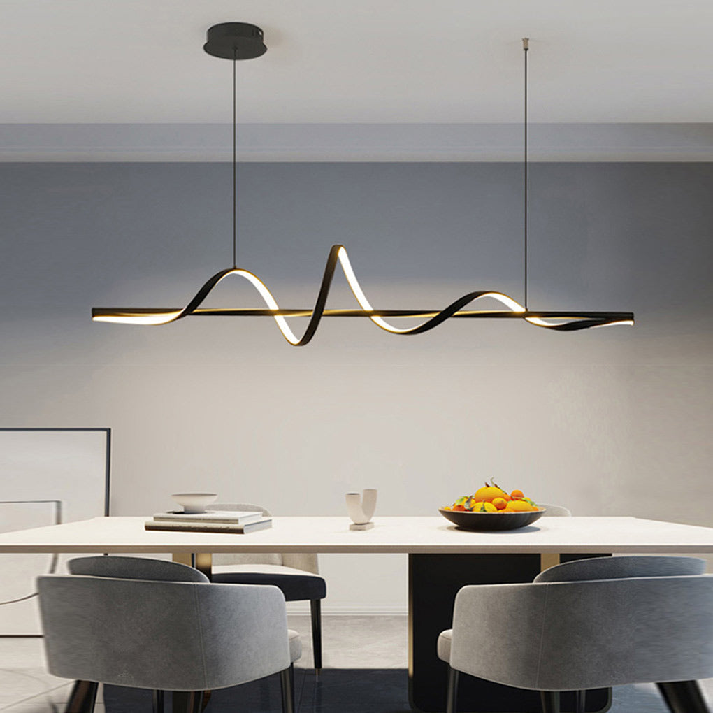 FENWICK WAVED LUMINAIRE WITH MULTI-LEVEL DIMMING