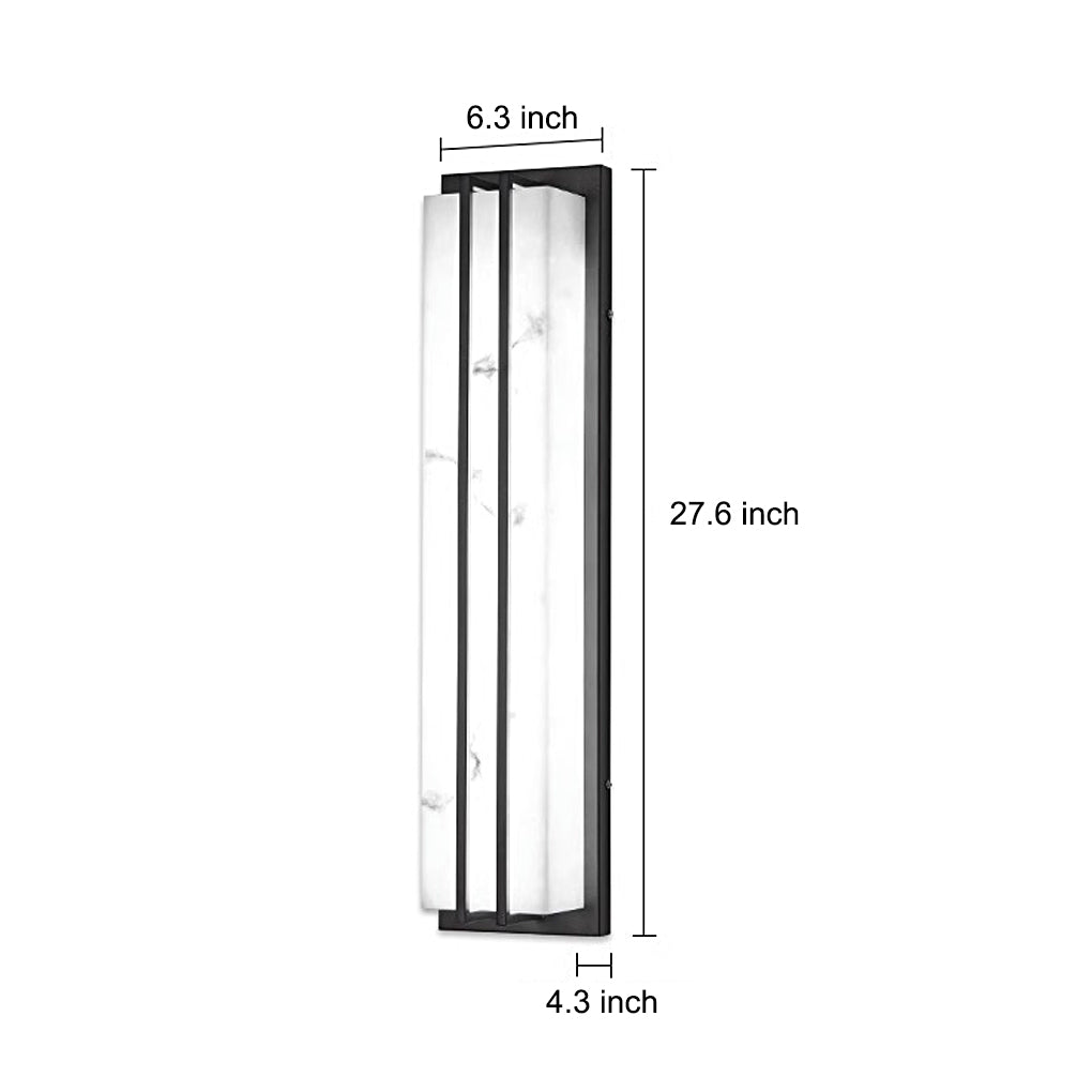 BRAMBLEWOOD RESIN SHIELD OUTDOOR LED WALL LANTERN