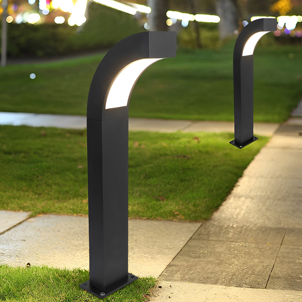 FENWICK CURVED BLACK LED PATHWAY ILLUMINATOR