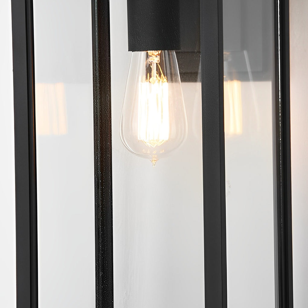 RAVENHURST RECTANGULAR GLASS OUTDOOR WALL SCONCE