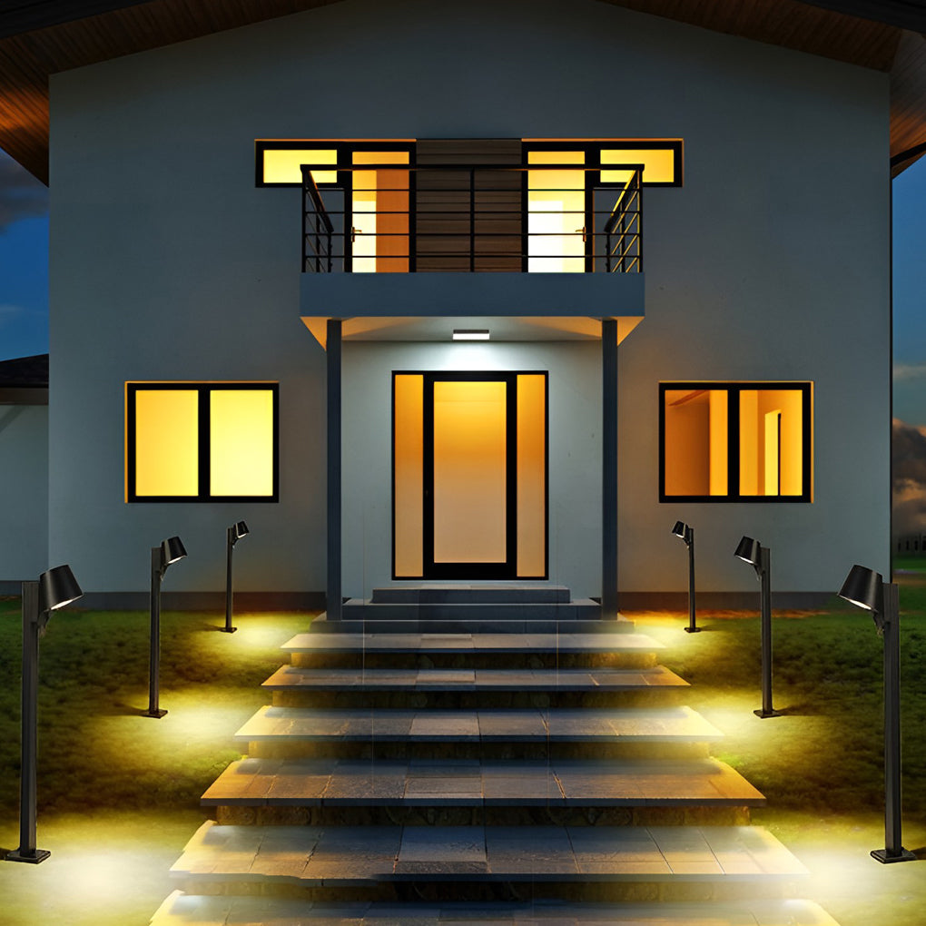 RAVENHALL 10W LED GARDEN PATH LIGHT, MODERN MINIMALIST WATER-RESISTANT ILLUMINATION