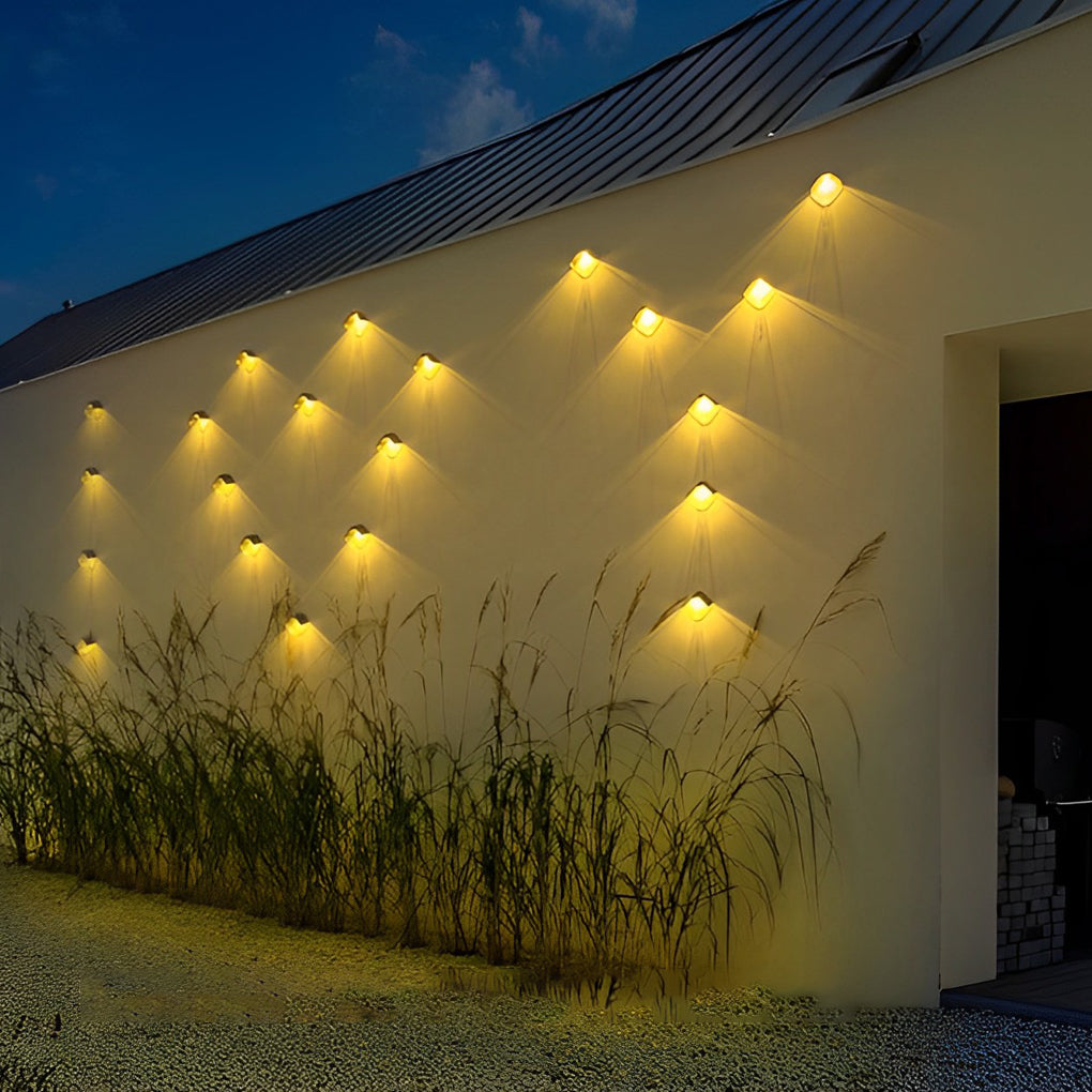 WILLOUGHBY RAINBOW SOLAR WALL GLOWER – Dual Pack of Waterproof Illumination"  
2. "HARTWELL DUSK-TO-DAWN COLOR SPLASH SOLAR LIGHTING – Set of Two Outdoor Washers