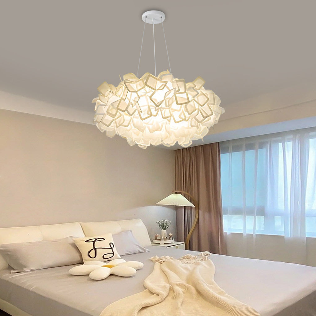 FLORENCE PETAL DUAL-TONE DIMMING LED CHANDELIER
