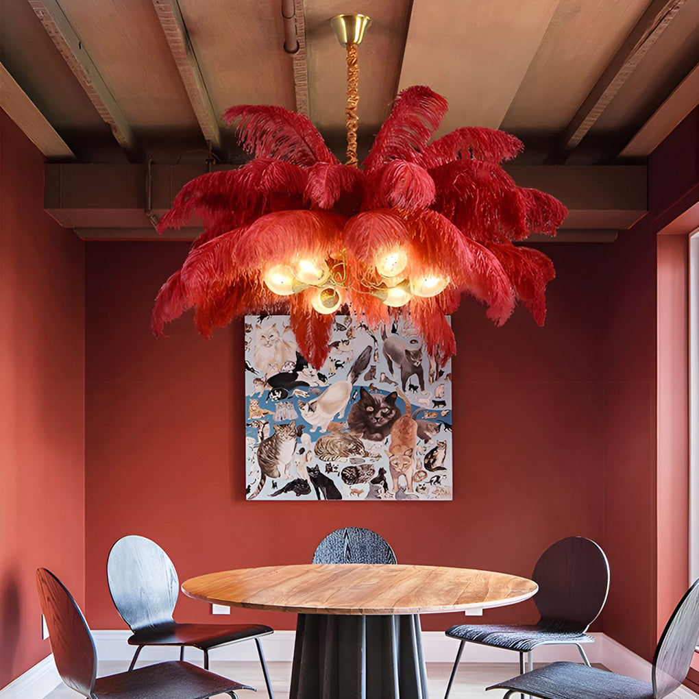 WINDSOR PLUME COPPER FLUSH MOUNT CEILING LIGHT