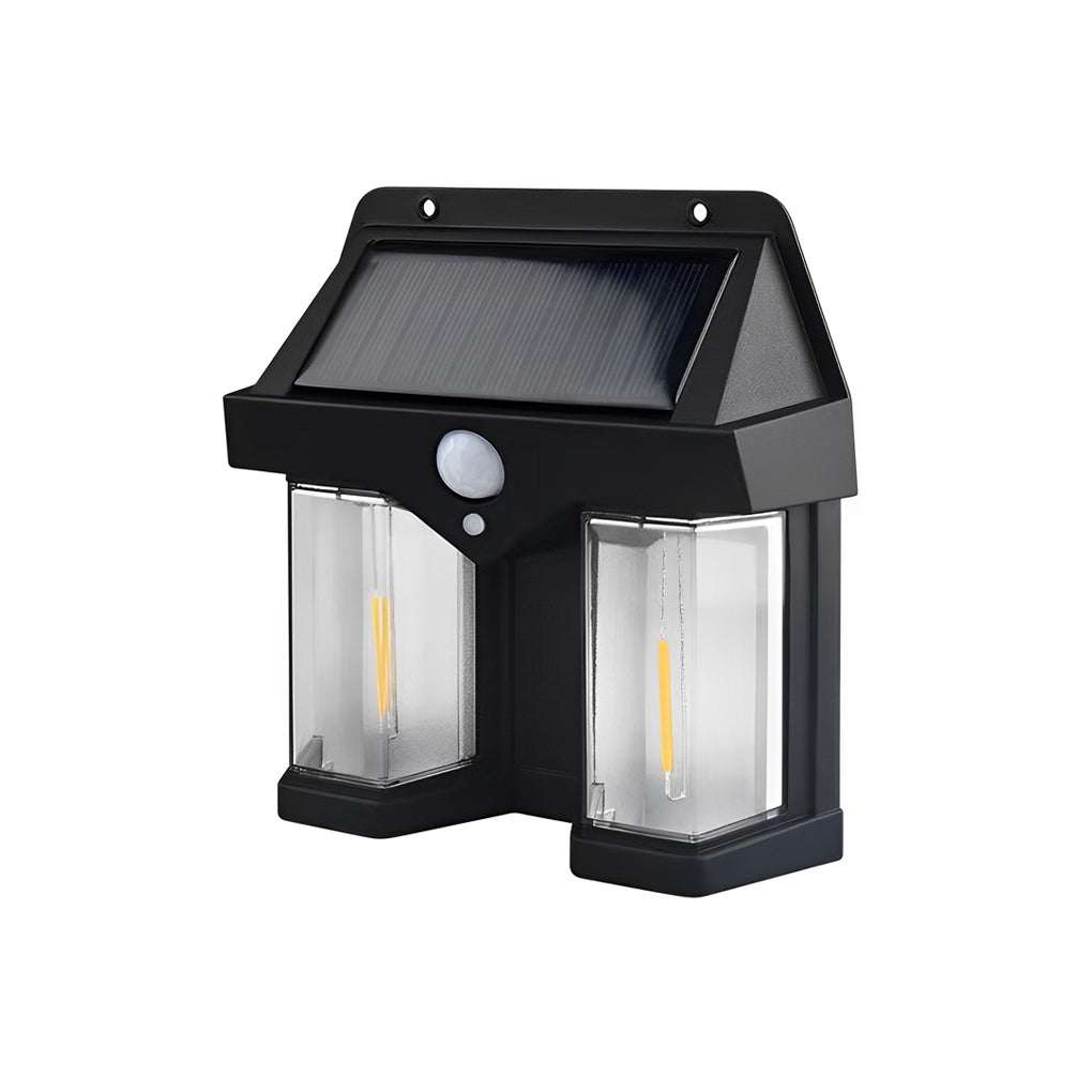 WINDSOR GLOW SOLAR WALL LANTERN WITH MOTION DETECTION