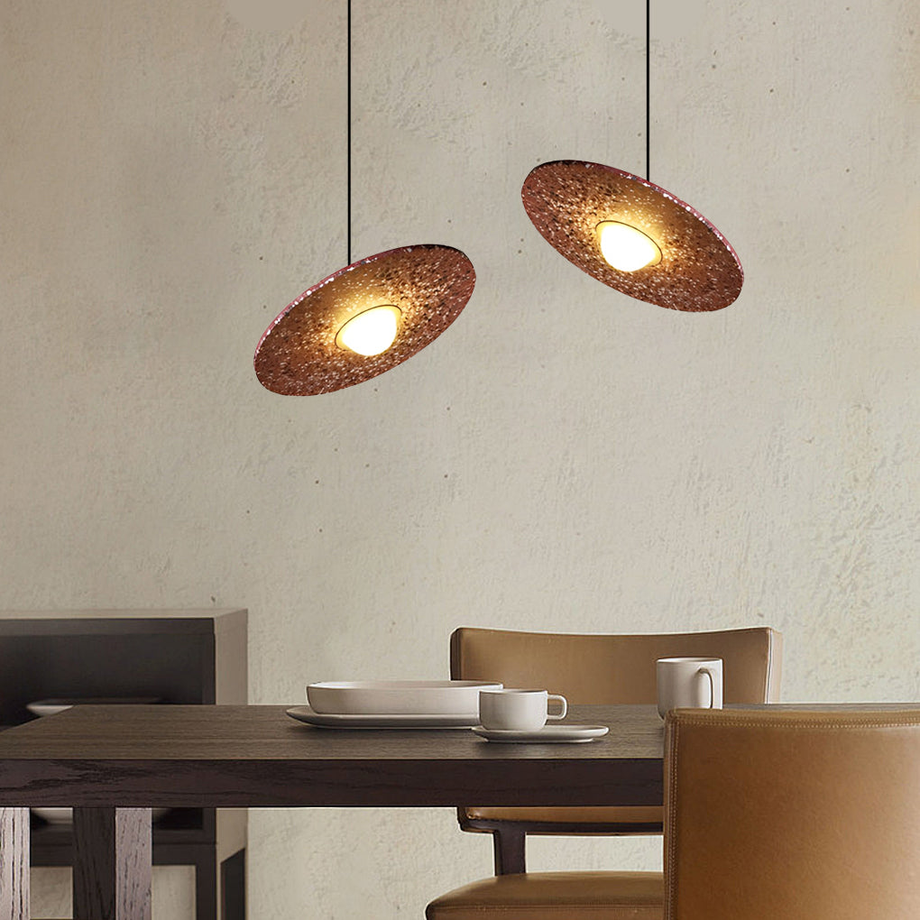 ASTRID POLISHED STONE ORBITAL PENDANT LIGHT