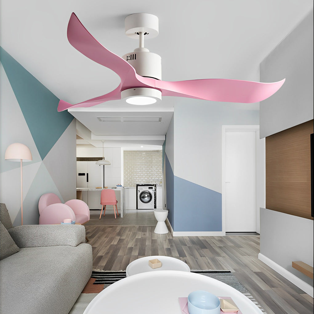 WINTERBOURNE WHISPERING BREEZE REMOTE CONTROL CEILING FAN WITH LED LIGHTING