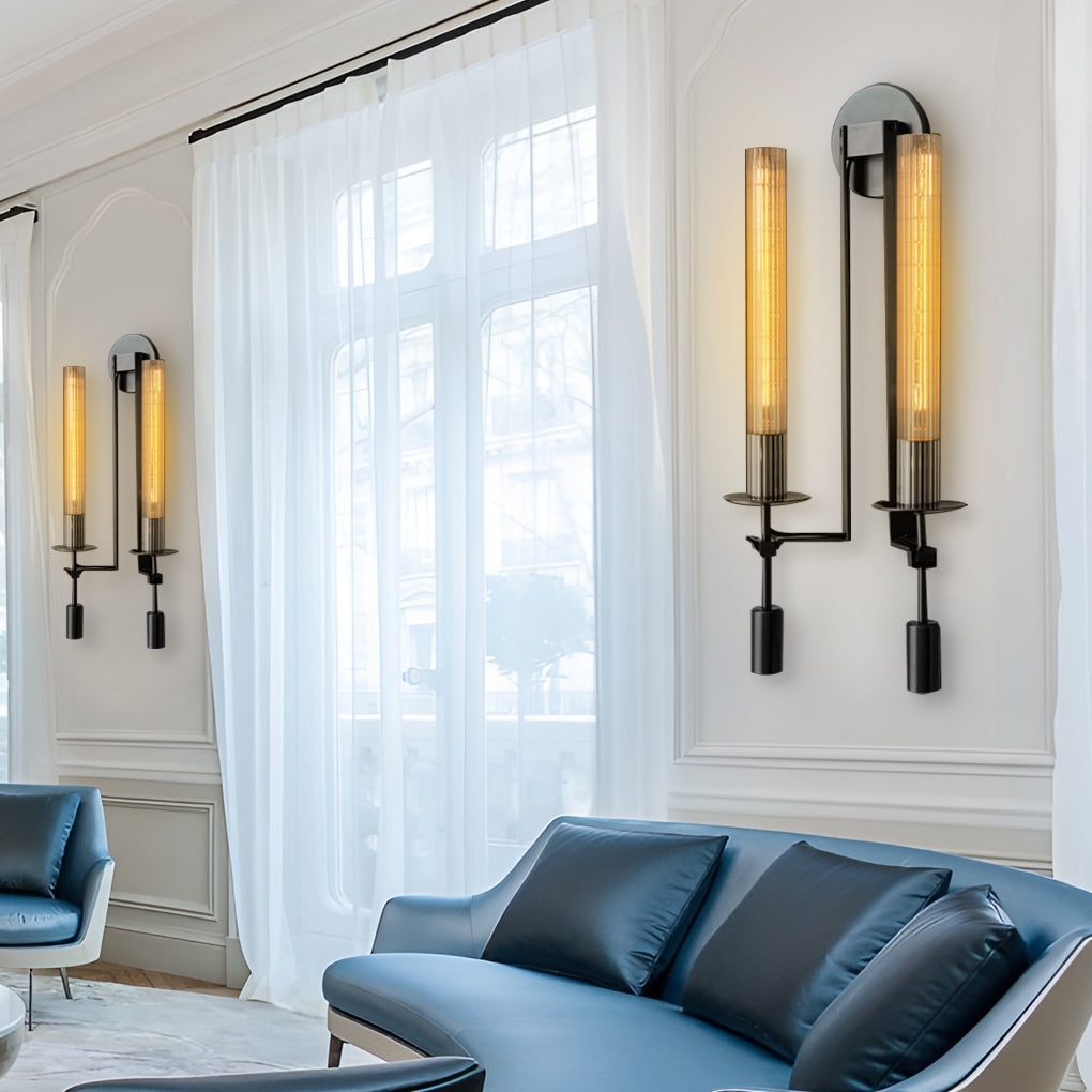 RAVENSHIRE CRYSTAL GLOBE WALL SCONCE