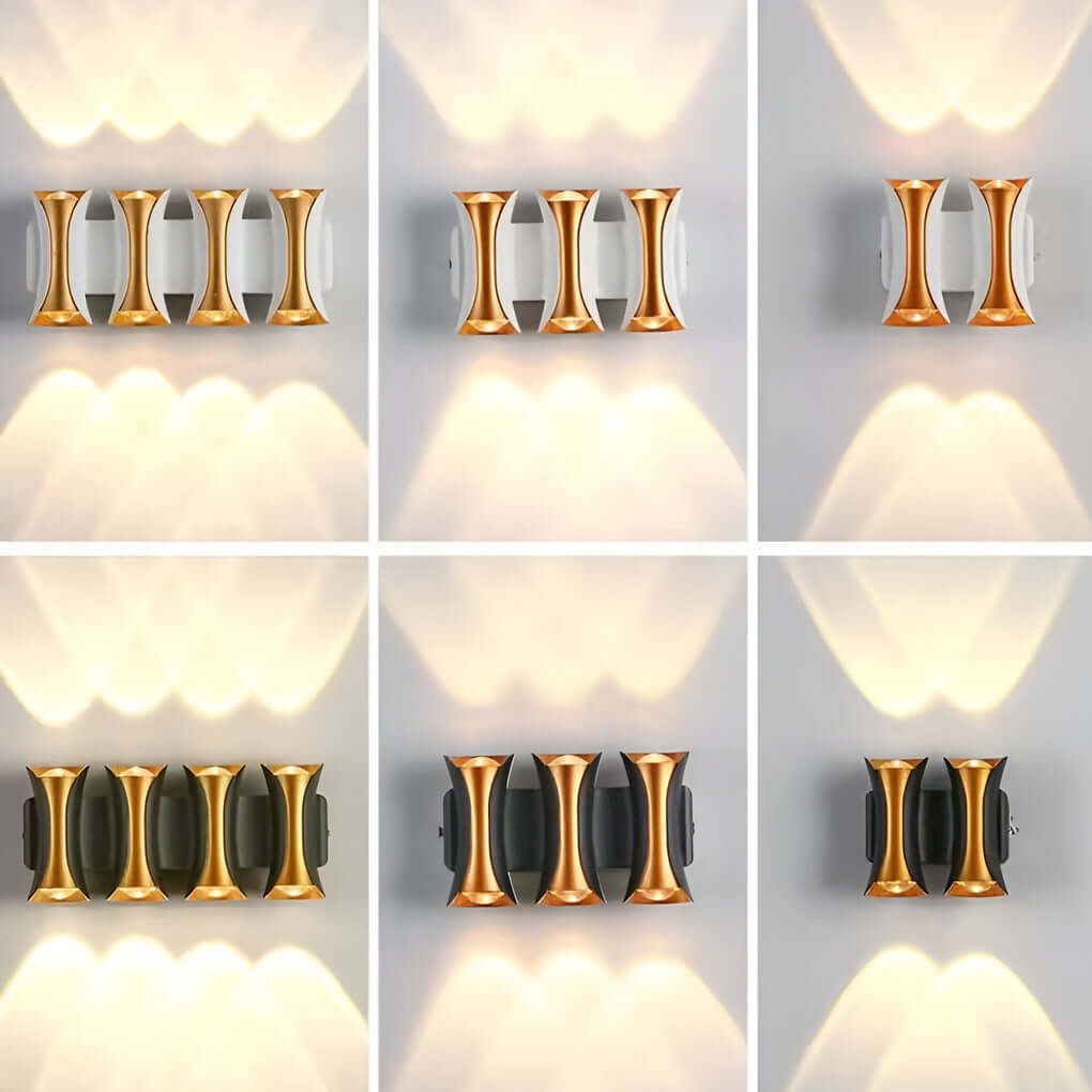 WINDSOR RAINPROOF LED WALL SCONCE WITH DUAL LIGHTING