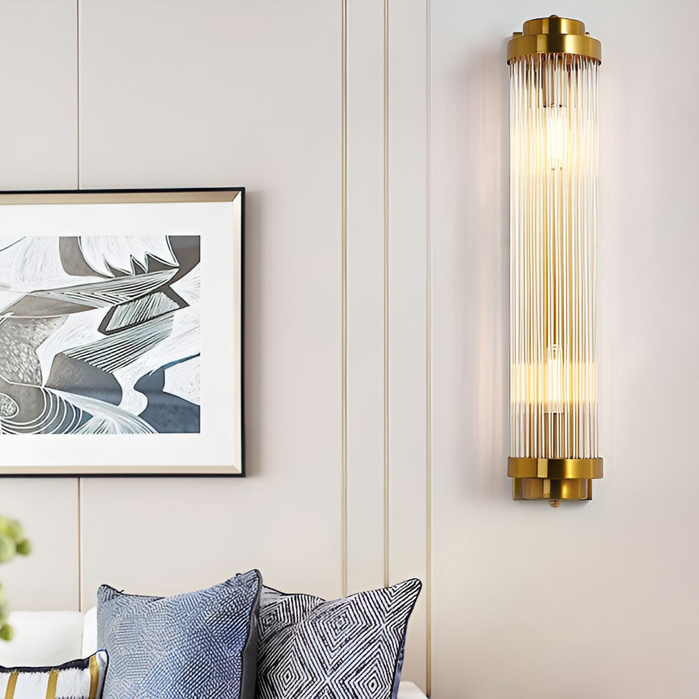 WINTERBOURNE CRYSTAL GLOW WALL SCONCE WITH ADJUSTABLE WARM WHITE LIGHT