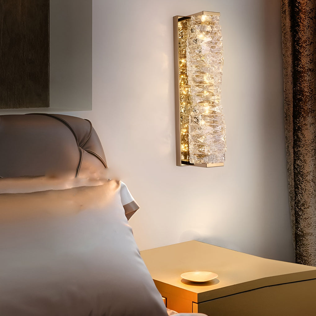 WINTHROP CRYSTAL TRIFECTA DIMMING WALL SCONCE