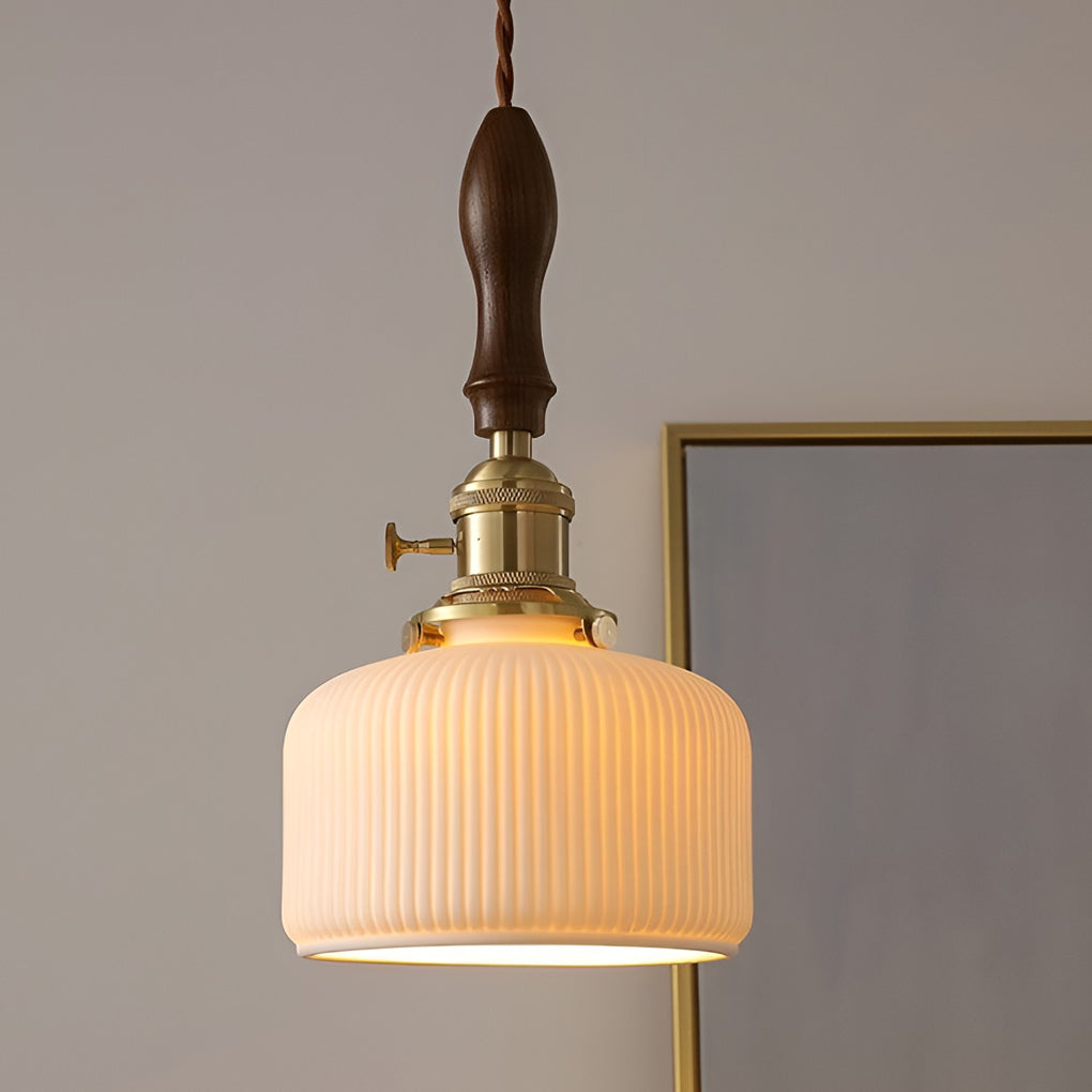 WINTHROP COPPER-ACCENTED CERAMIC PENDANT LIGHTING