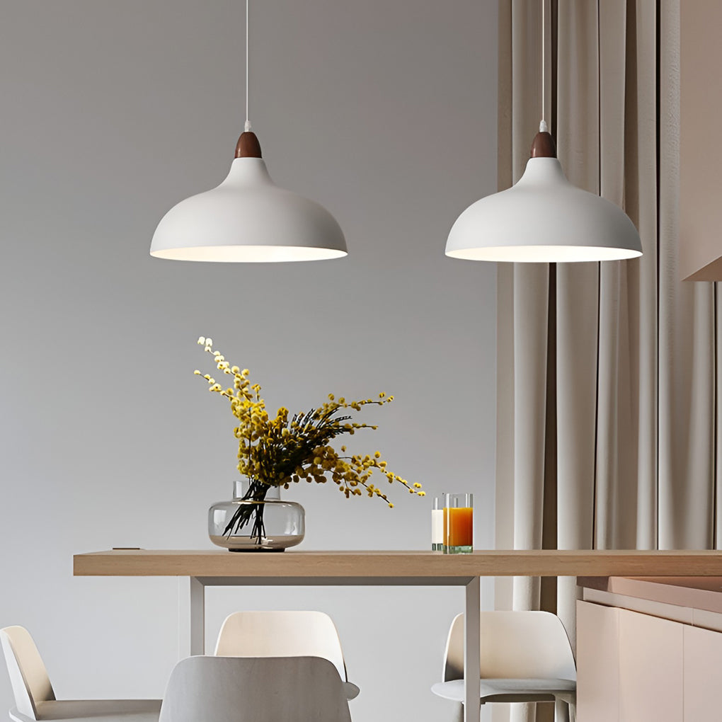 WINDSOR CIRCLE WHITE PENDANT LUMINAIRE