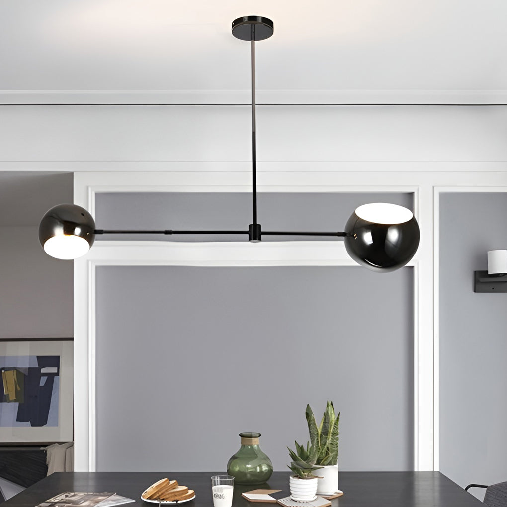 WINDSOR BLACK GEOMETRIC HANGING CHANDELIER