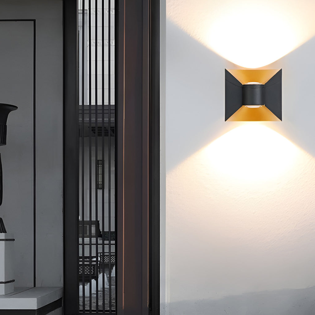 WINTHROP AQUILA MODERN OUTDOOR WALL LIGHTS, 6W LED WATER-RESISTANT SCONCES