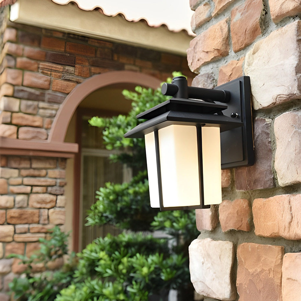 WINDSOR GLASS ENCASED OUTDOOR WALL LANTERN