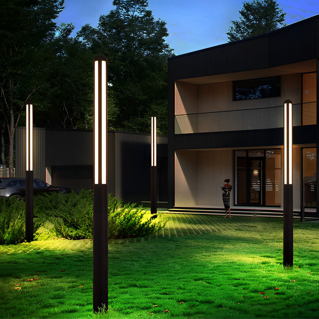 RAVENSDALE MODERN OUTDOOR BOLLARD LIGHTING WITH WATERPROOF LED TECHNOLOGY