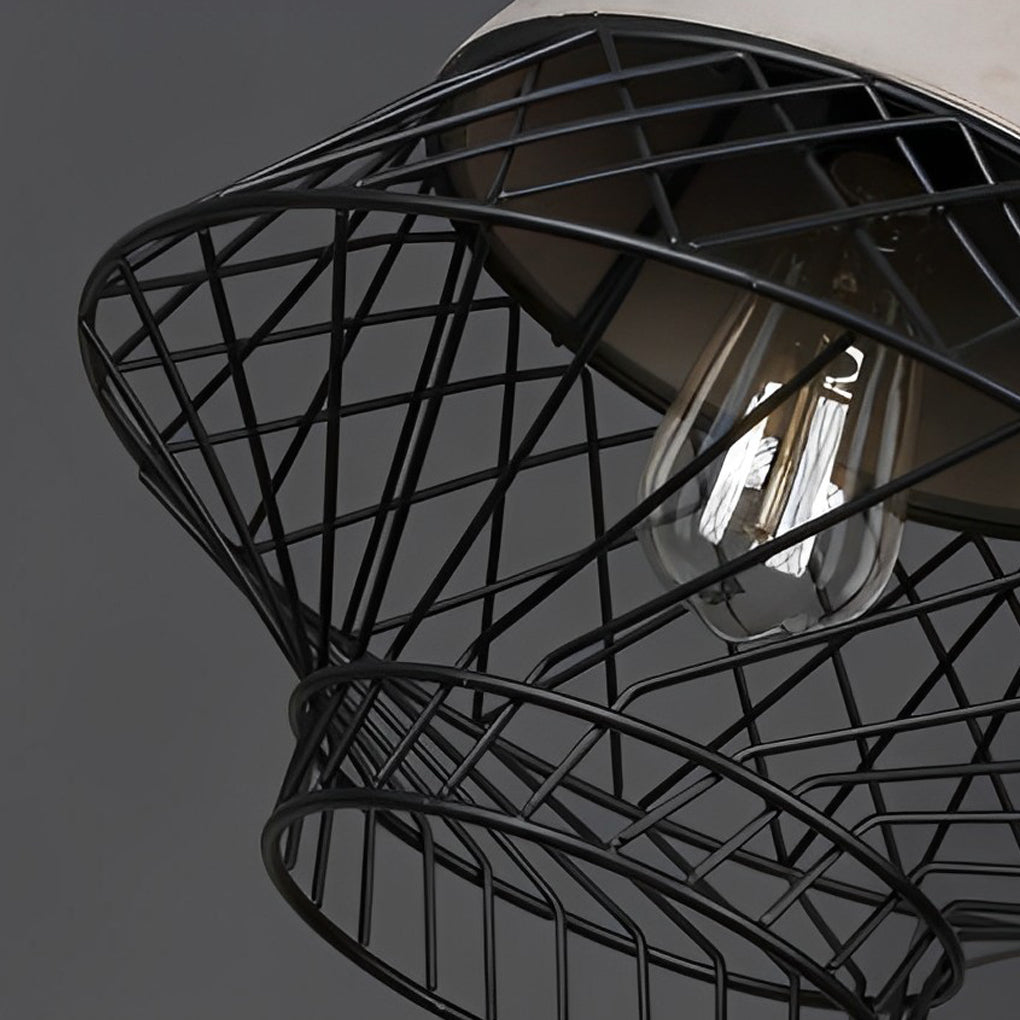 THORNBURY CEMENT-CLAD INDUSTRIAL PENDANT LAMP FOR KITCHEN ISLAND