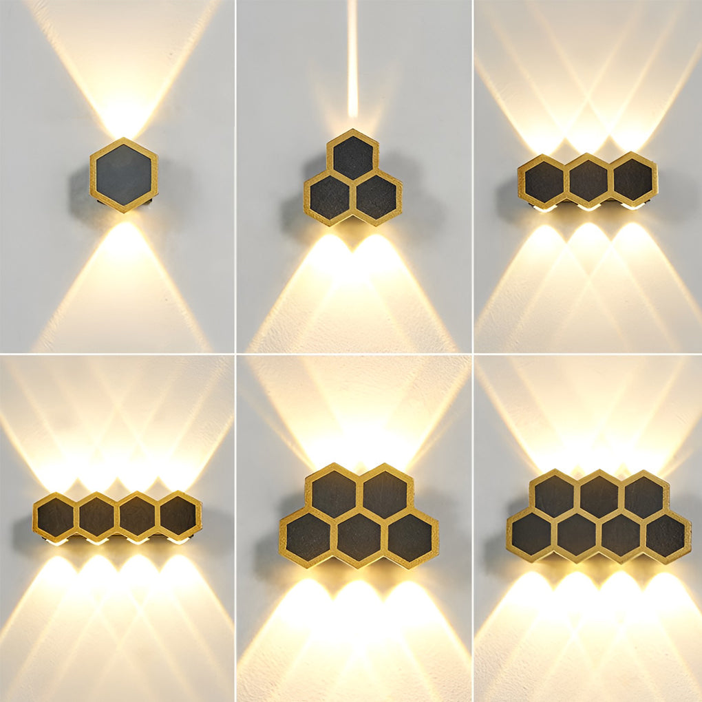 WINDSOR HONEYCOMB LED WALL WASHER, AQUA-RESISTANT UP/DOWN LIGHT
