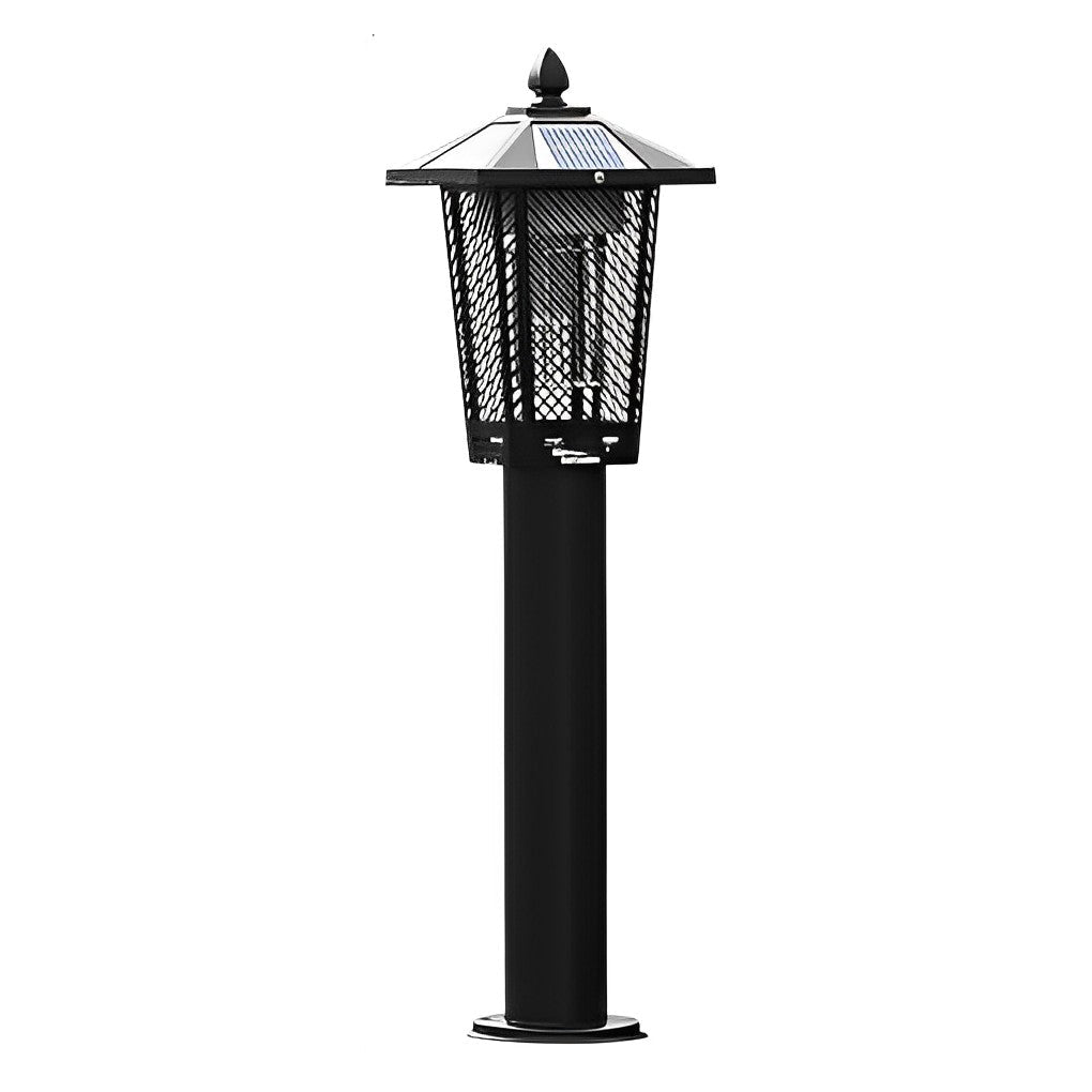 WINDSOR SOLAR MOSQUITO REPELLENT LANTERN WITH DUAL ILLUMINATION AND WEATHERPROOF DESIGN