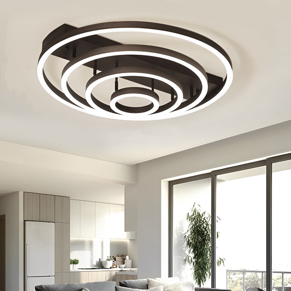 HEATHCOTE CIRCULAR LED FLUSH MOUNT LIGHTING