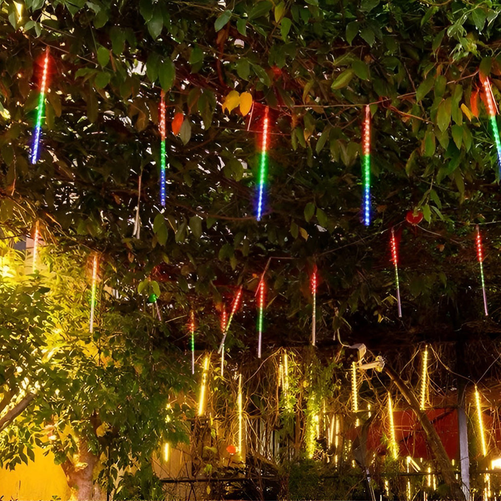 WINTERBOURNE RAINFALL SOLAR LED LIGHTS FOR GARDEN DECOR