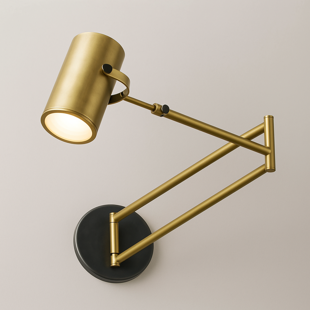VIVIENNE GILDED ARM WALL LANTERN